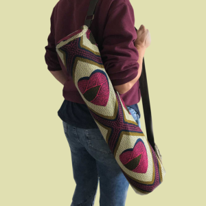 Sac à tapis de Yoga - Wax Beige et Violet